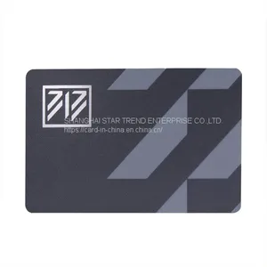 Plastic Loyalty Card With Highlighted Logo Made by Hot Stamp Gold or Silver Foil thumbnail-1