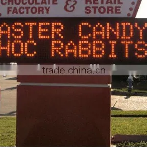 China Professional Supplier Two Lines Outdoor LED Moving Sign Display thumbnail-1