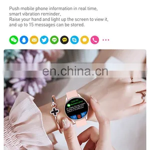 New Fashion Watches KW52 Smart Watches Relogio V23 HR BP Health Tracker Watch Face Push Smartwatch thumbnail-5