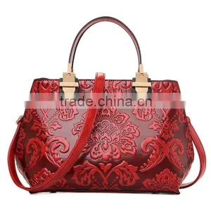 C22770B New Fashion China Unique Women Fancy Emboss Handbags thumbnail-1