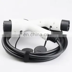 AC 16A 220V IEC 62196 Dual Male Type 2 to GB/T Charging Cable for EV Charger thumbnail-3