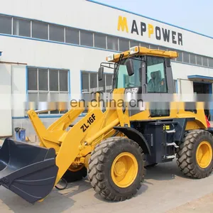 Construction Mini China Low Price 1600kg ZL16 Automatic Transmission 1.0m3 Bucket Wheel Loader thumbnail-2