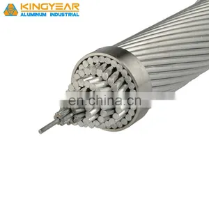 900 KCMIL/AWG Acsr Cable / Acsr Conductor Overheads Line Acsr Canary Conductor 54/7 Steel-Core Aluminum Stranded Conductor thumbnail-2