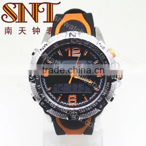 Analog Digital Watch With Japan PC 21 and LCD Double Movement Watch thumbnail-1