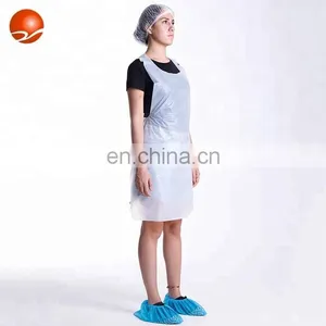 Disposable Plastic PE CPE LDPE HDPE Apron for Medical and Household thumbnail-2