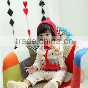 Korean Style Infant Rompers Baby Rompers Organic Cotton AG-LA0028 thumbnail-3