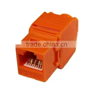 Cat.6 or CAT.6A RJ45 UTP Toolless Keystone Jack thumbnail-2