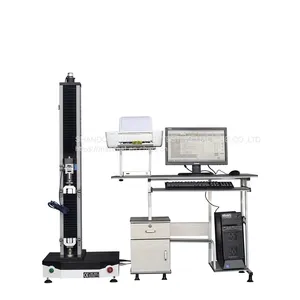 5KN Computerized Single Column Electronic Universal Testing Machine With Copper Foil Tensile Fixture thumbnail-1