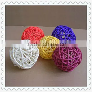Handmade Beautiful Natural Rattan Hanging Balls thumbnail-1