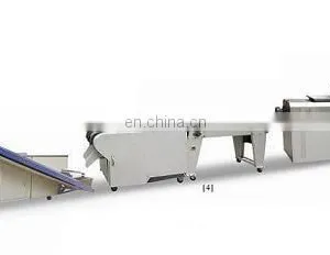 Automatic Banana Peeling Slicing Cutting Blanching Frying Packing Plantain Chips Making Machine Production Line thumbnail-5