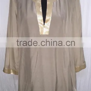 2016 New Fashion Pure Color Silk Women Blouse thumbnail-1