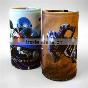 Soft Neoprene Can Cooler With Sleeve thumbnail-1