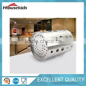 High Quality Thick Stainless Steel Circular Hole Tableware Cage Chopsticks Tube Storage thumbnail-2