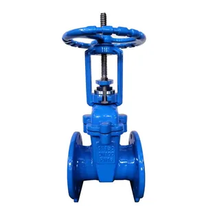 DIN 3352- F4 Awwa C509 DN50 Outside Yoke Rising Stem Osy Frame Support Soft Seated Ductile Iron GGG40 Gate Valve thumbnail-1