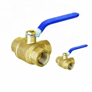 Brass Three Way Threaded Ball Valve NPT OEM Customizable High Pressure Water Pipe 3 Piece Brass Copper Ball Valve WOG thumbnail-3