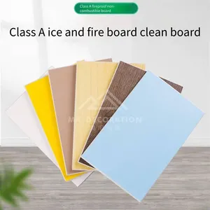 Manufacturer of New Environmentally Friendly Flame-retardant Wall Panels, Ice-fire Boards, Waterproof and Antibacterial Clean Boards thumbnail-1