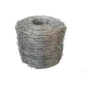 Custom Color Barbed Wire Mesh Available in Blue, Green, Red for Aesthetic Fencing thumbnail-1