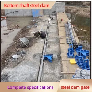 Duplex Steel Bottom Axis Flip Dam Salt Water Corrosion Resistant Coastal Tidal Water Interception Structure thumbnail-2