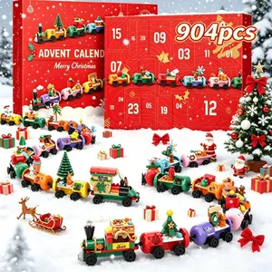 Advent Calendar Rubber Duck, Train, Christmas Tree, 24 Days Christmas Countdown Rubber Duck Bath Toys for Kids thumbnail-3