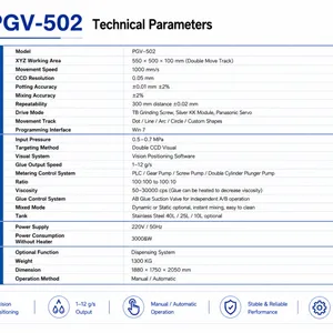 Daheng Pgv-501S CCD Visual Ab Two-Component Glue Potting and Dispensing Machine for Epoxy PU And Silicone thumbnail-3