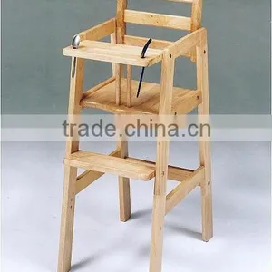 Gorgeous Wooden Baby High Chair With Tray thumbnail-4