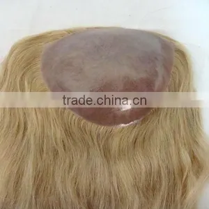 100% Human Hair Silk PU Base Top Lace Front Closure Hair Pieces thumbnail-1