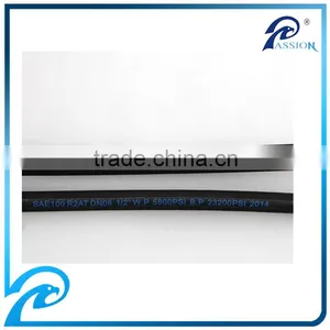 SAE 100R2 /2SN Fabric Surface/Smooth Surface Hydraulic Rubber Hose thumbnail-4