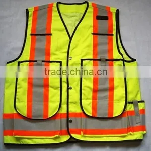 High Visibility Reflective Vest Safety Vest ANSI Reflective Clothing thumbnail-1