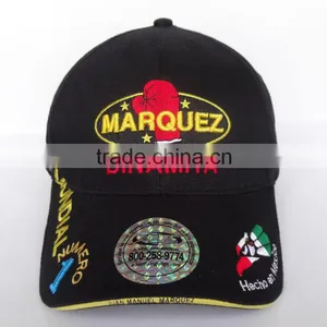 Custom Blank Snapback Cap With Leather Brim thumbnail-3