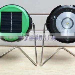 Multifunction Round Solar Stand Hook LED Lamp thumbnail-4