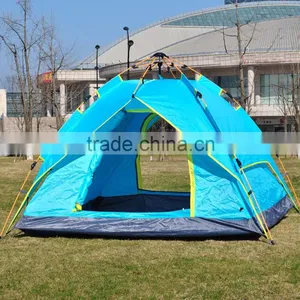 Outdoor 3-4 Person Automatic Sun Shelter Tent Camping Folding Backpacking Automatic Pop Up Tent thumbnail-5