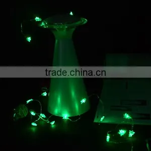 IP65 Waterproof 2M 20 LEDs String Strip Battery Operated Tree Shaped Mini LED Copper Wire String Fairy Lights RGB Lamp thumbnail-6