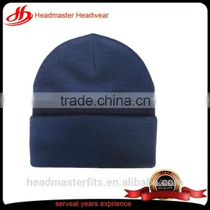 Custom High Quality Colorful Knitted Woolen Beanie Hat Winter Hat thumbnail-2