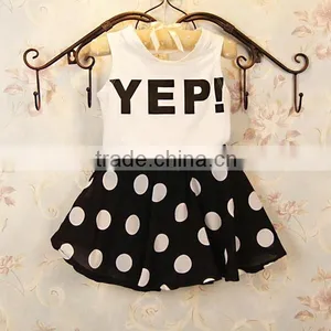 Wholesale Girls Tutu Dress Set,2pcs Baby Girl's Tulle Dress Set,dress Children Tops With Skirt Set,girls Outfits Summer Clothes thumbnail-5