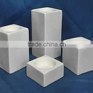 Ceramic Porcelain Cut Out Window T-light Holder Latern thumbnail-1