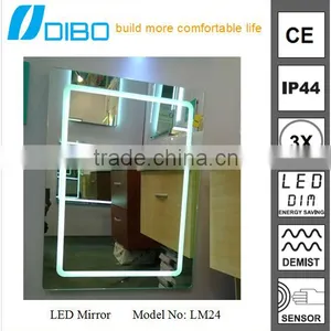 New Modern IP44 Led Lighted Vanity Mirror Bathroom Backlit Mirror Quality Choice Most Popular thumbnail-5