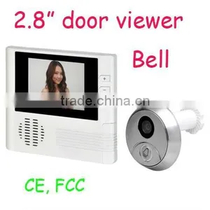 Doorbell/Zoom Function 0.3MP Digital Peephole Door Viewer thumbnail-1