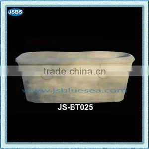 White Stone Bathtub thumbnail-1