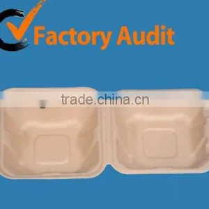 Molded Bamboo Pulp Lunch Box thumbnail-1
