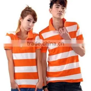 Low Price Cotton Striped Wholesale Polo Shirt for Couple Polo Shirt Import thumbnail-2
