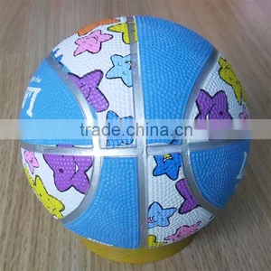 Size 2 Custom Logo Printed Mini Basketball for Kids,6 Inch Promotional Mini Basketball thumbnail-3