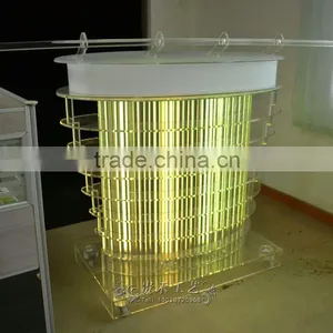 Colorful Acrylic Bar Table With LED Lights, Bar Table for Bar, dj Equipment thumbnail-4