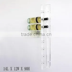 GH-RZ264 Competitive Price Clear Acrylic Display Unit Wine / Beer Bottle Display Rack / Holder thumbnail-1