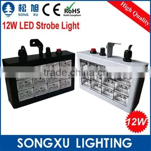 Super Led Auto Mode 12x1w Led White Outdoor Strobe Light Party dj Strobe Effect Light thumbnail-2