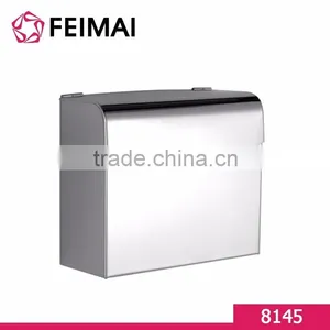 Bathroom Accessories Stainless Steel 304 Paper Holder Box Storage thumbnail-1