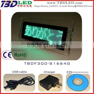 High-definition and Beautiful Crystal Screen Led Display/crystal Led Display Screen Sign/led Mini Moving Message Sign Board thumbnail-3