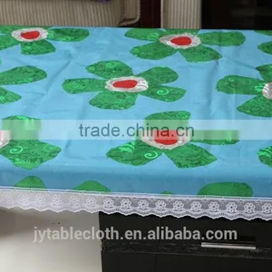 Sliver Coated and Printed Transparent Pvc Tablecloth thumbnail-2