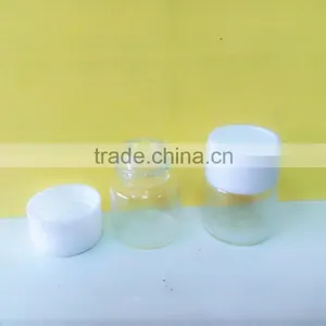 Tube Glass Bottles With White Plastic Cap 1ml thumbnail-1