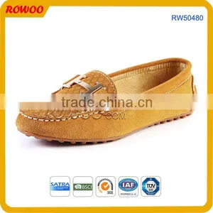 Hot Selling Fashion Leather Women Casual Shoes,women Moccasins Comfortable Flat Shoes thumbnail-2