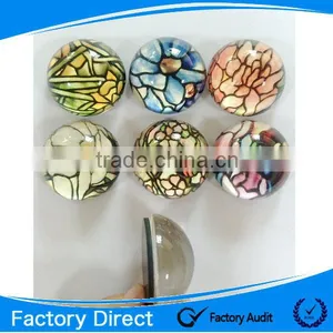 2015 Customized Dome Crystal Glass Fridge Magnet thumbnail-5